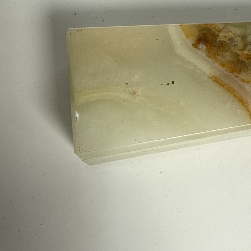 Onyx Italian Marble Rocker‎ Desk Ink Blotter & Letter Opener - Picture 9 of 14